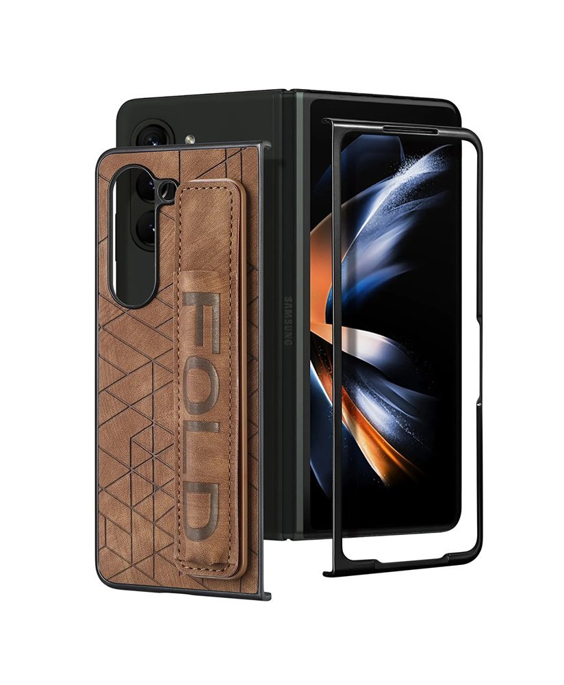 Capa em Couro para Samsung Z Fold 5, com Ranhura para Caneta - Goeik