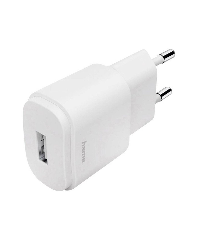 Carregador de Parede 1.2A, com 1* USB - Branco - Hama
