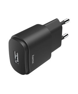 Carregador de Parede 1.2A, com 1* USB - Branco - Hama