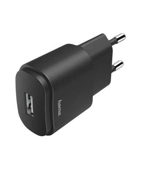 Carregador de Parede 1.2A, com 1* USB - Branco - Hama
