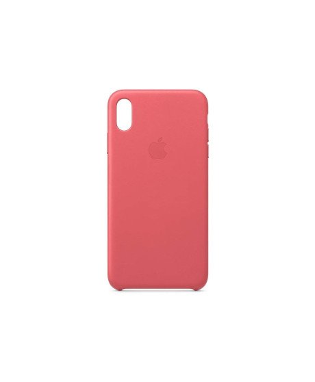 Capa para iPhone XS Max em Couro - Rosa - Apple
