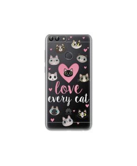 Capa Traseira "Love Cats" para Huawei P Smart - 4-OK
