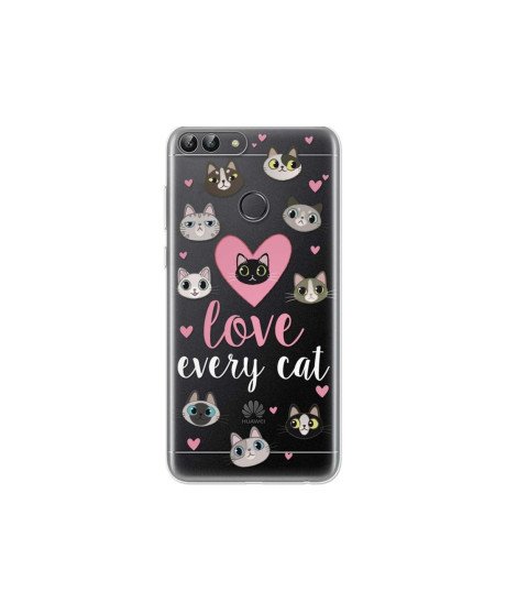 Capa Traseira "Love Cats" para Huawei P Smart - 4-OK