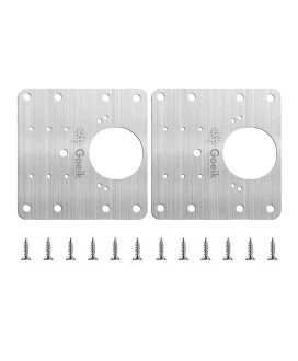Placas de Reparação de Dobradiças, com Kit de Parafusos - 2 unidades - Goeik