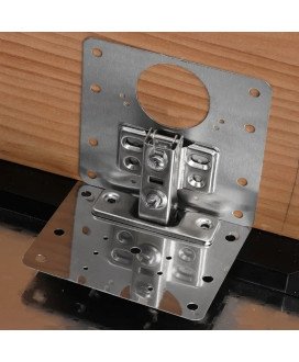 Placas de Reparação de Dobradiças, com Kit de Parafusos - 2 unidades - Goeik