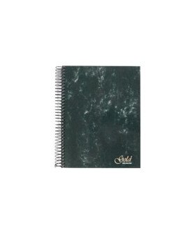Caderno Espiral A5 Quadriculado, Capa Dura 120...