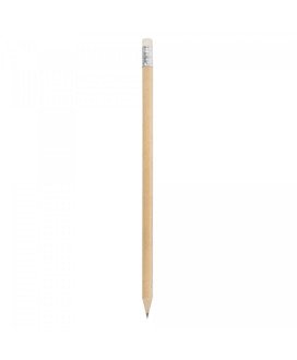Lápis de Madeira Natural com Borracha