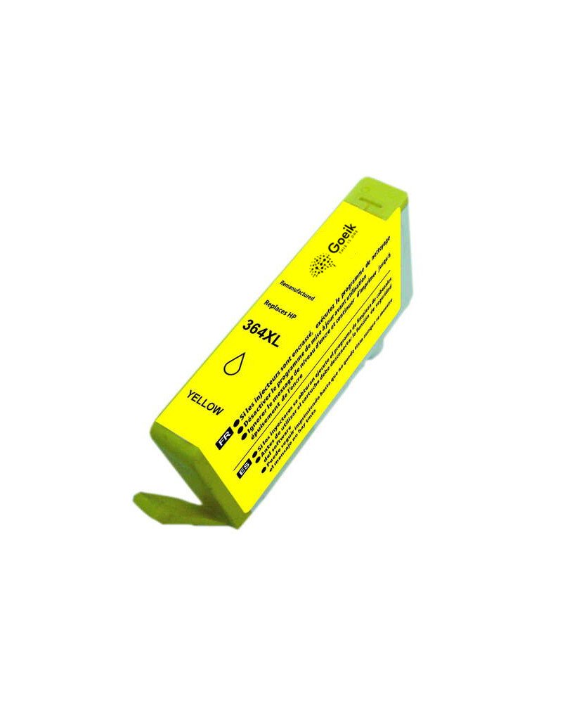 Tinteiro HP 364 XL Amarelo - Compatível - Goeik