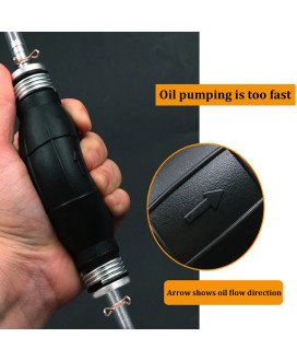 Bomba Manual de pré-alimentação de combustível - Gasolina/Gasóleo - 6, 9, 10 e 12 mm - Goeik