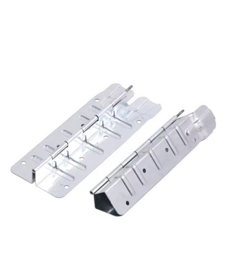 Dobradiças em Aço Galvanizado de 20 cm, para Palete ou Embalagem de Madeira - Pack de 4 unidades - Goeik