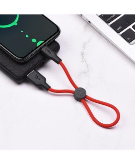 Cabo Silicone HOCO X21 Plus USB para Tipo-C - Vermelho